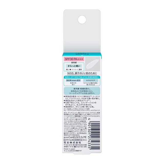 Curel Moisturizing Base Milk 30ml - Image 2
