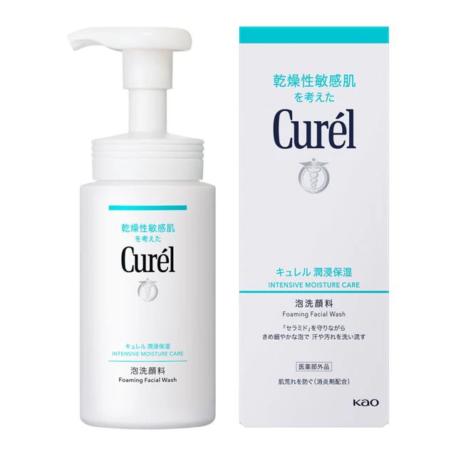 Curel Moisturizing Foam Facial Cleanser