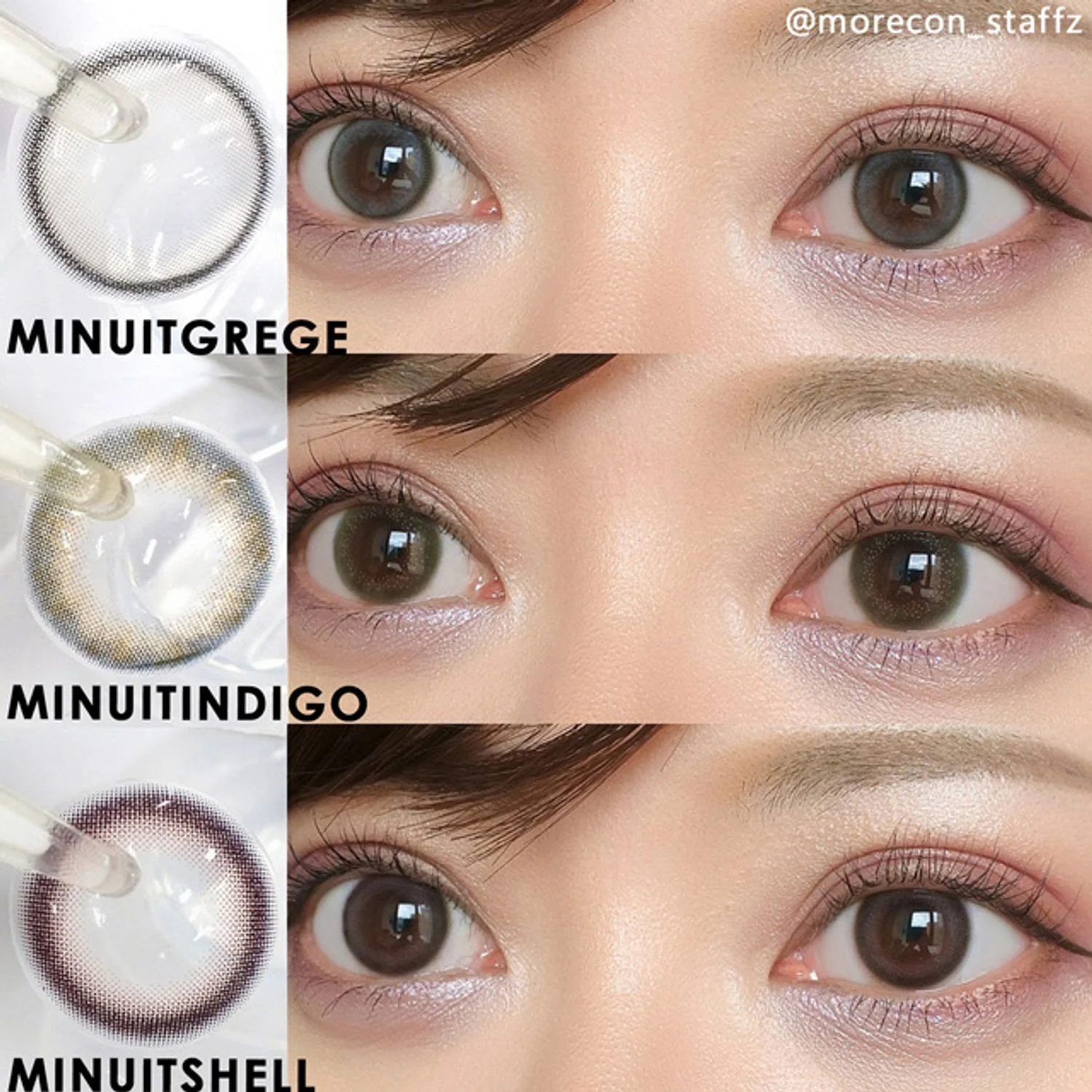 Envie UV One-Day Color Contact Lenses Minuit Shell - Image 5