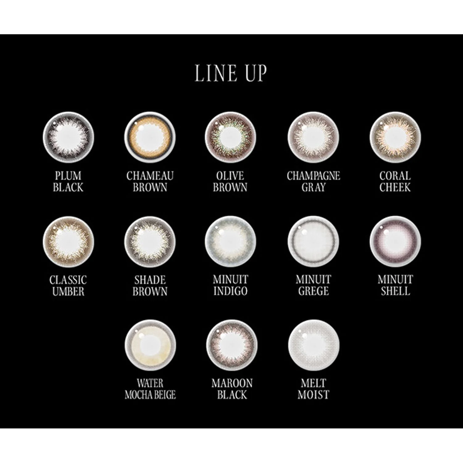 Envie UV One-Day Color Contact Lenses Maroon Black - Image 6