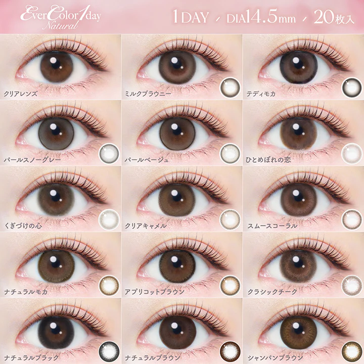 EverColor 1 Day Natural Contact Lenses Teddy Mocha - Image 3