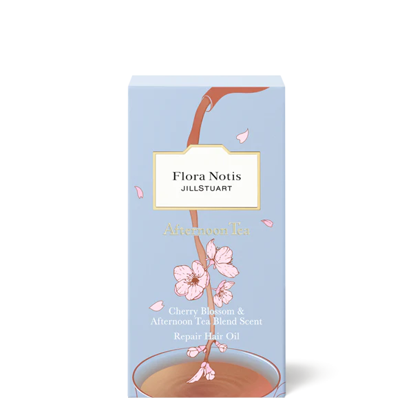 Flora Notis Jill Stuart Cherry Blossom & Afternoon Tea Blend Repair Hair Oil - Image 3