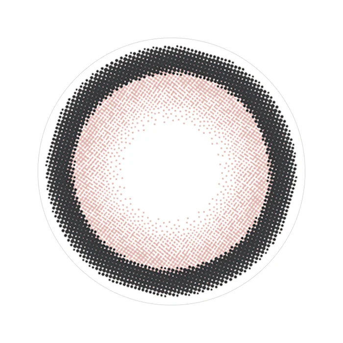 Flurry by Colors Contact Lenses Ring Pink Brown - Image 3