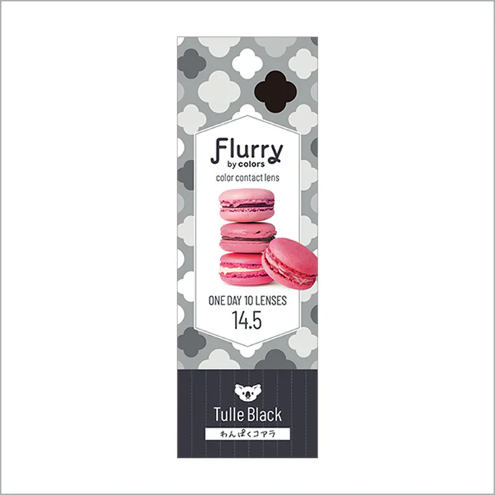 Flurry by Colors Contact Lenses Tulle Black - Image 4