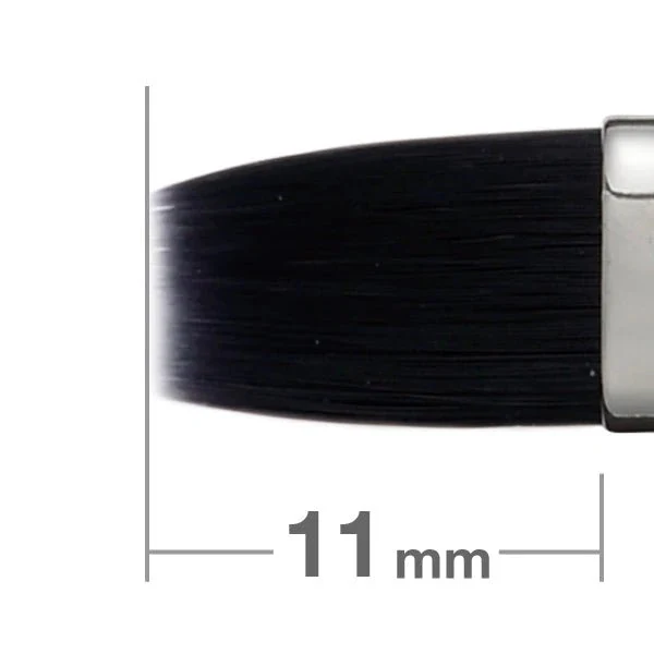 Hakuhodo I523N6B Lip Brush Flat - Image 2