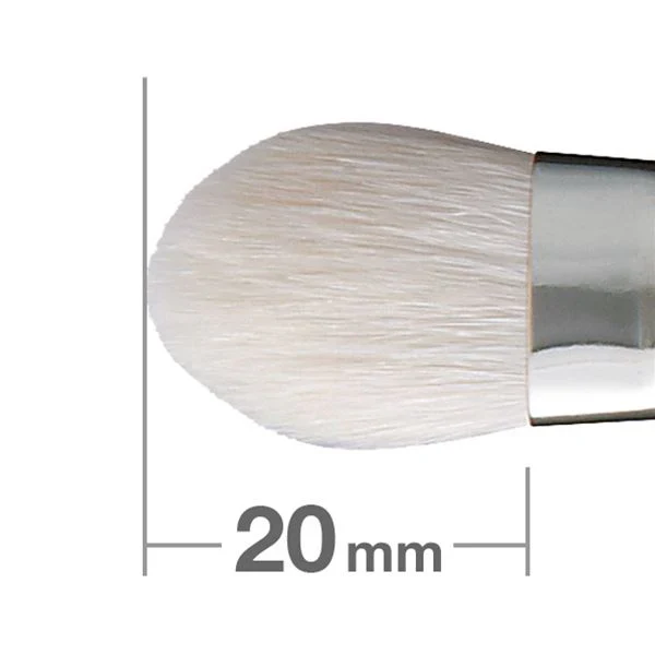 Hakuhodo J021GS Eye Shadow Brush Round & Flat - Image 2