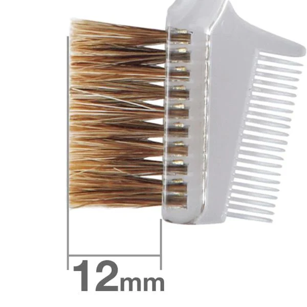 Hakuhodo J029 Brow Comb Brush Transparent - Image 2