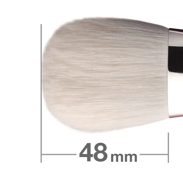 Hakuhodo J5541 Powder Brush Round & Flat - Image 2