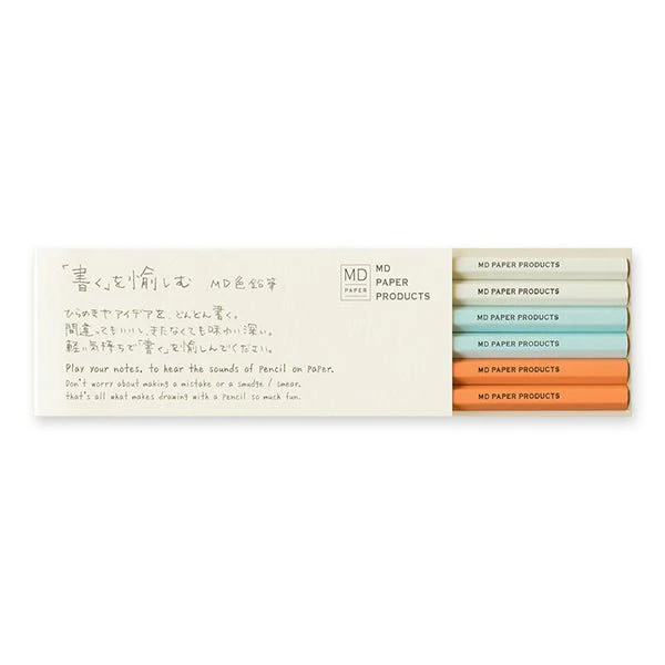 Midori Color Pencil 6-Piece Set