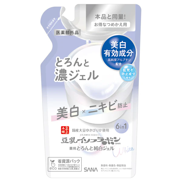 Nameraka Honpo Thick and Rich Gel Medicated Whitening N - Image 3