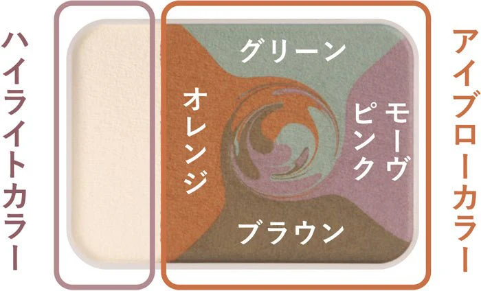 Pola Diem Couleur Color Blend Eyebrow Multi Palette - Image 4